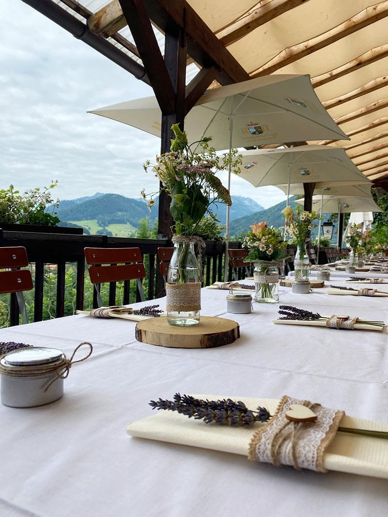 Hochzeit feiern in Ruhpolding auf der Brandler Alm